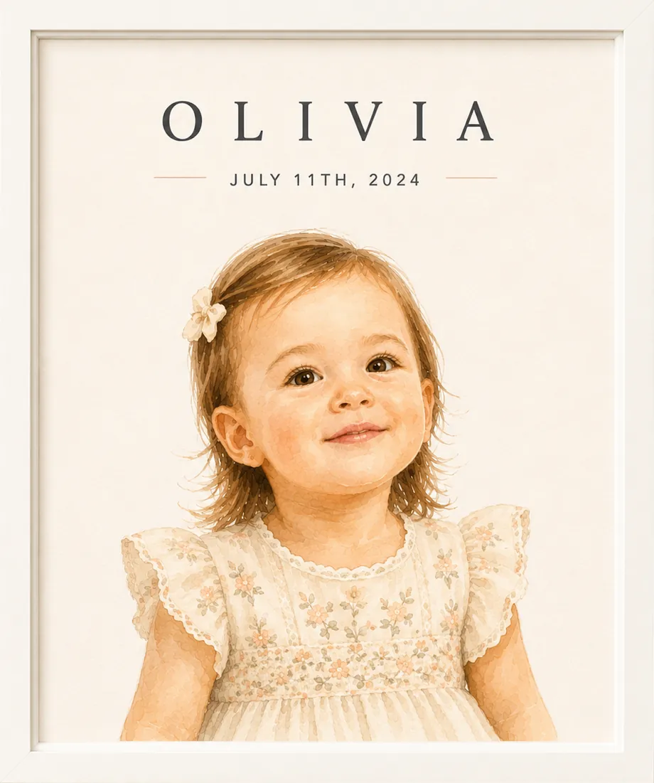 Custom Baby Portrait